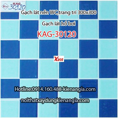 Gạch ốp lát hồ bơi 30x30 KAG-30120