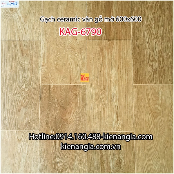 Gạch men vân gỗ mờ 600x600 KAG-6790