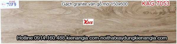 Đá granite vân gỗ 150x600 KAG-7053