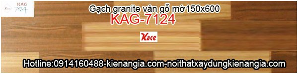 Gạch giả gỗ granite mờ 150x600 KAG-7124