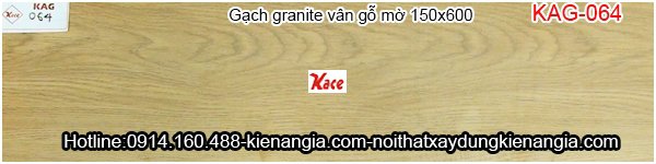 Gạch granite vân gỗ mờ 15x60 KAG-064