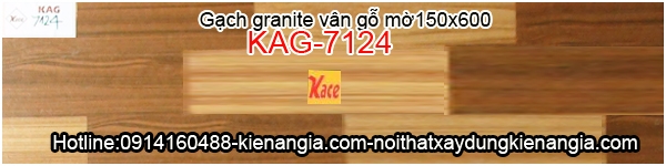 Đá granite vân gỗ mờ 15x60-KAG-7124