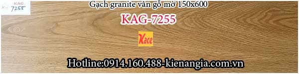 Đá granite vân gỗ mờ ốp lát 15x60 KAG-7255