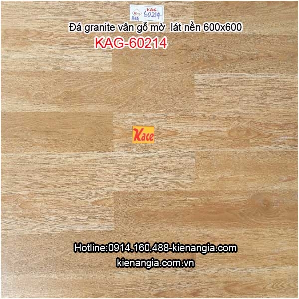 Đá granite vân gỗ mờ lát nền 60x60 KAG-60214