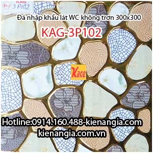 Đá lát WC,trang trí cao cấp 300x300 KAG-3P102