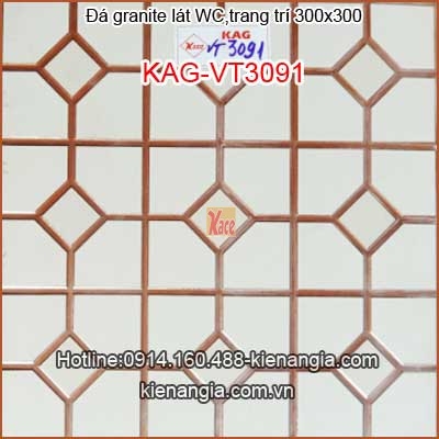 Đá granite trang trí,lát WC 30X30 KAG-VT3091