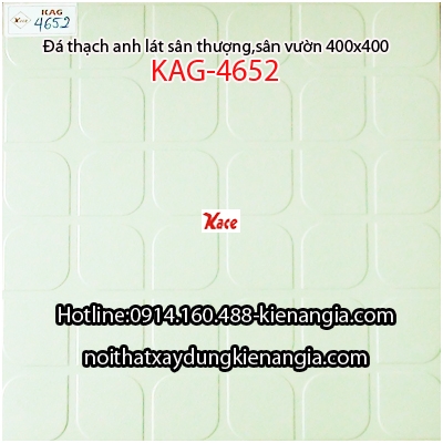 Đá thạch anh lát sân 40x40 KAG-4652