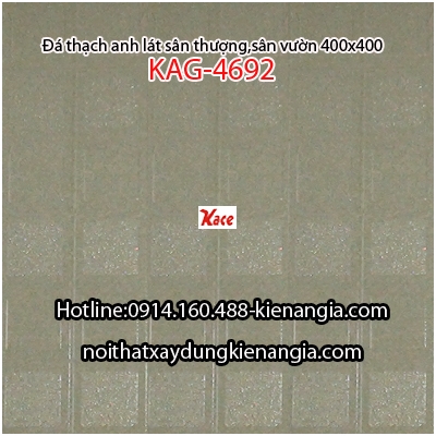 Đá thạch anh lát sân để xe 40x40 KAG-4692