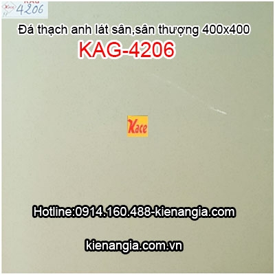 Đá thạch anh lát nền kem muối tiêu 400x400 KAG-4206