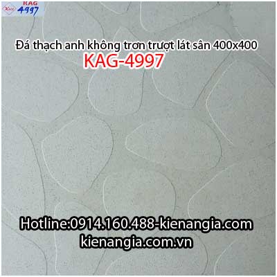 Đá thạch anh màu kem muối tiêu 400x400 KAG-4997