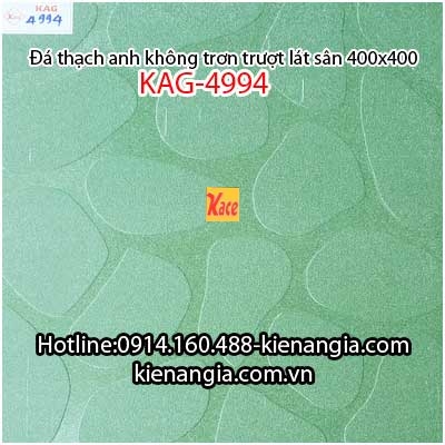 Đá thạch anh màu xanh 400x400 KAG-4994