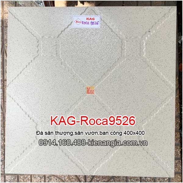 Đá 40x40 lát sân thượng,sân,ban công,lối đi KAG-Roca9526