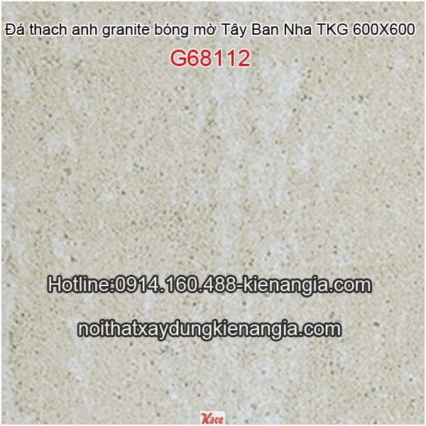 Đá bóng mờ thạch anh TKG 600x600 G68112