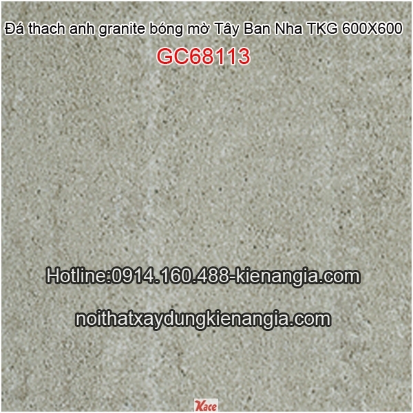 Đá bóng mờ thạch anh TKG 600x600 G68113