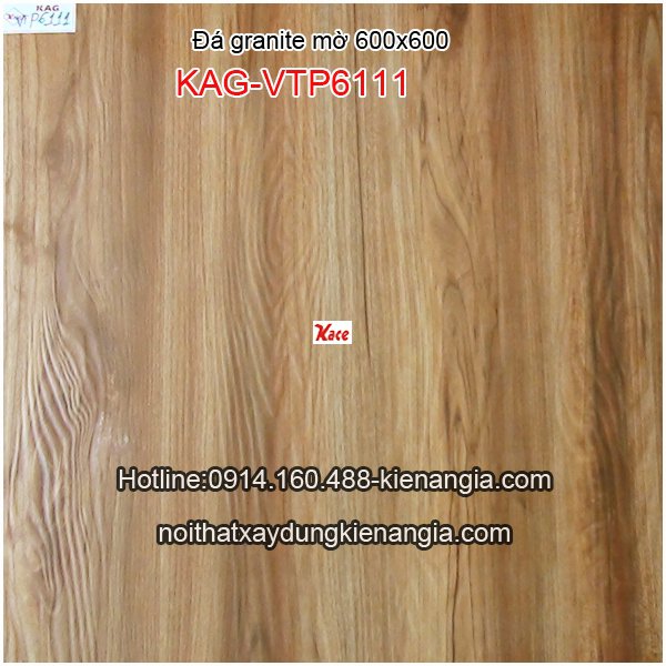 Gạch granite vân gỗ mờ 60x60 KAG-VTP6111