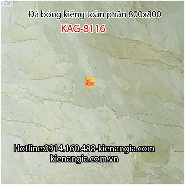 Đá bóng kiếng siêu bóng 80x80 KAG-8116