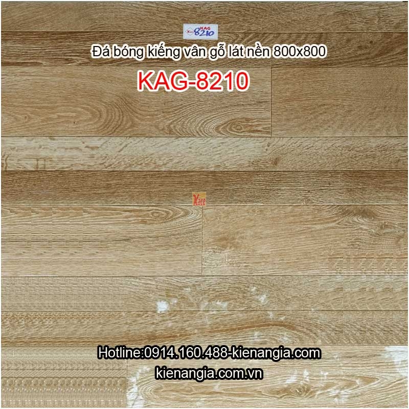 Đá bóng kiếng vân gỗ lát nền 80x80 KAG-8210