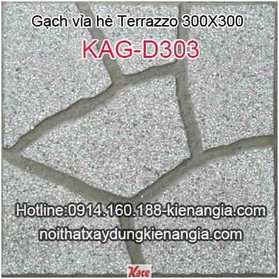 Gạch vỉa hè Terrazzo 300x300 KAG-D303