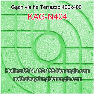 Gạch vỉa hè Terrazzo 400x400 KAG-N404