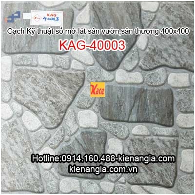 Gạch KTS mờ chống trơn lát sân 40x40KAG-40003