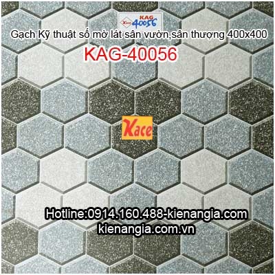 Gạch KTS mờ 400x400 lát ban công  KAG-40056