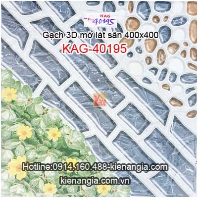 Gạch 3D mờ lát sân 40x40 KAG-40195