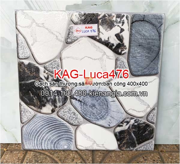 Gạch 3D sân vườn,sân thượng 40x40 KAG-Luca476