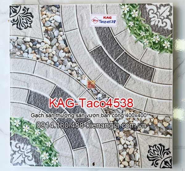 Gạch sân vườn 40x40 KAG-Taco4538