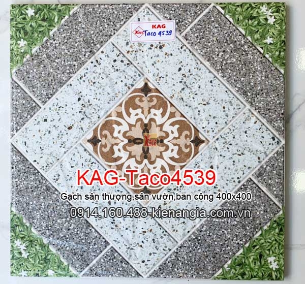 Gạch sân vườn 40x40 KAG-Taco4539