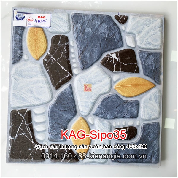 Gạch sân vườn,sân thượng 40x40 KAG-Sipo35