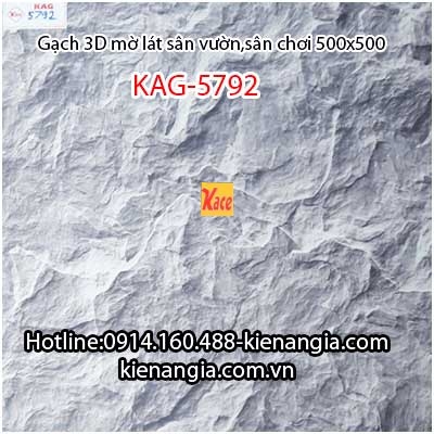 Gạch 3D mờ chống trơn lát sân 50x50 KAG-5792