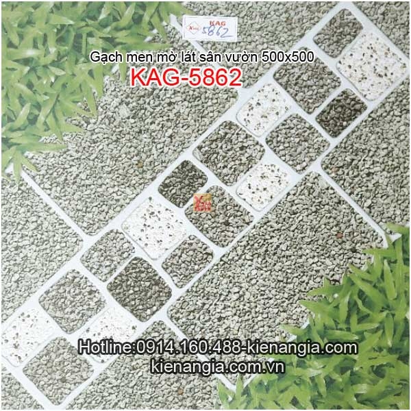 Gạch 3D mờ sân vườn 500x500 KAG-5862