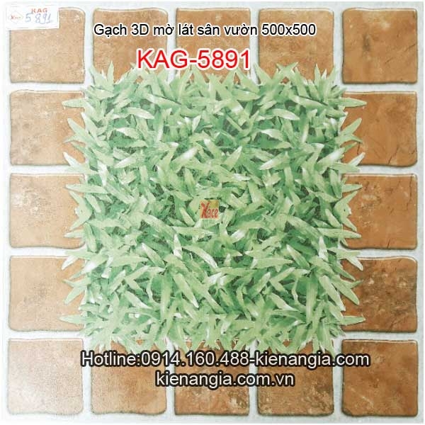 Gạch sân vườn mờ 500x500 KAG-5891