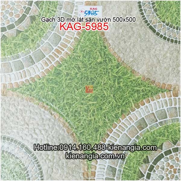 Gạch 3D mờ lát sân thượng,sân vườn 50x50 KAG-5985
