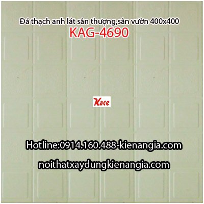 Đá thạch anh lát sân để xe 40x40 KAG-4690