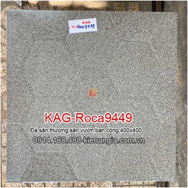 Đá 40x40 lát sân thượng,sân,ban công,lối đi KAG-Roca9449