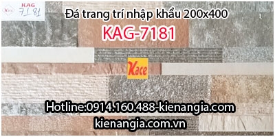 Đá trang trí tam cấp nhập khẩu 200x400 KAG-7181