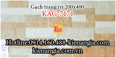 Gạch trang trí  vách cầu thang 20x40 KAG-7171