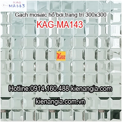 Gạch mosaic hồ bơi kim cương 30x30 KAG-MA143