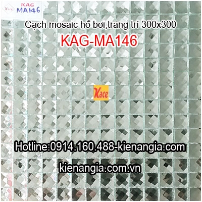 Gạch mosaic ốp lát hồ bơi đơn màu 30x30 KAG-MA146