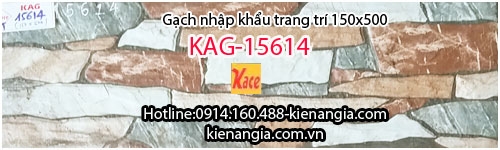 Gạch trang trí mặt tiền 15x50 KAG-15614