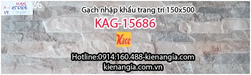 Gạch trang trí mặt tiền 15x50 KAG-15686