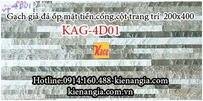 Gạch mặt tiền 200x400 KAG-4D01