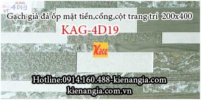 Gạch mặt tiền 200x400 KAG-4D19