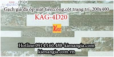 Gạch mặt tiền 200x400 KAG-4D20