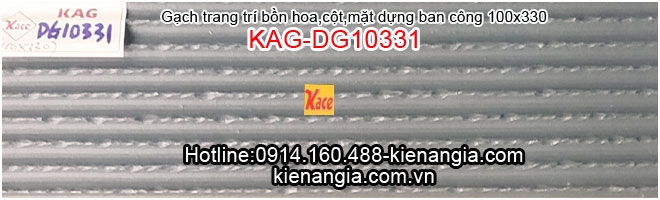 Gạch trang trí mặt tiền ban công 100x330 KAG-DG10331