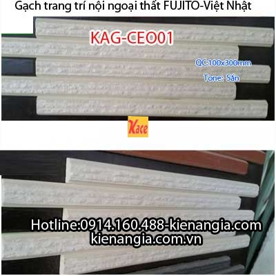 Gạch mặt tiền bề mặt sần FUJITO KAG-CEO01