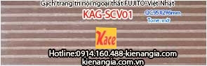 Gạch giả cổ nội ngoại thất 95x296 FUJITO KAG-SCV01