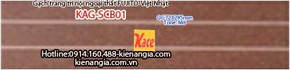Gạch ngoại thất giả cổ 72x295 Fujito KAG-SCB01