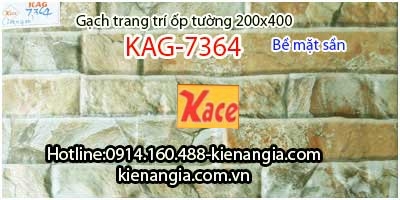 Gạch sần trang trí ốp tường 200x400 KAG-7364